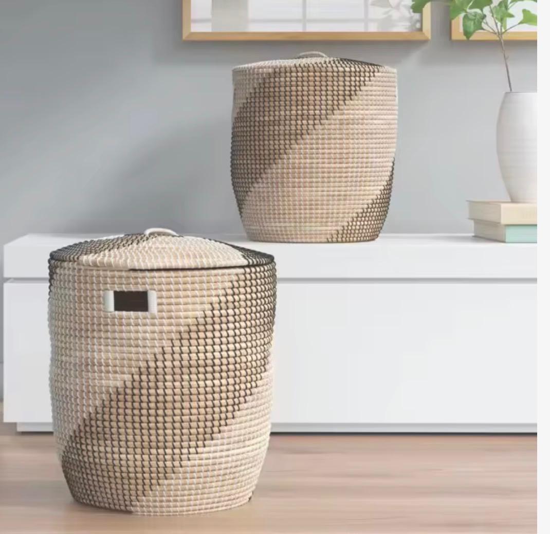 Panier de rangement avec couvercle - collection Avlékété