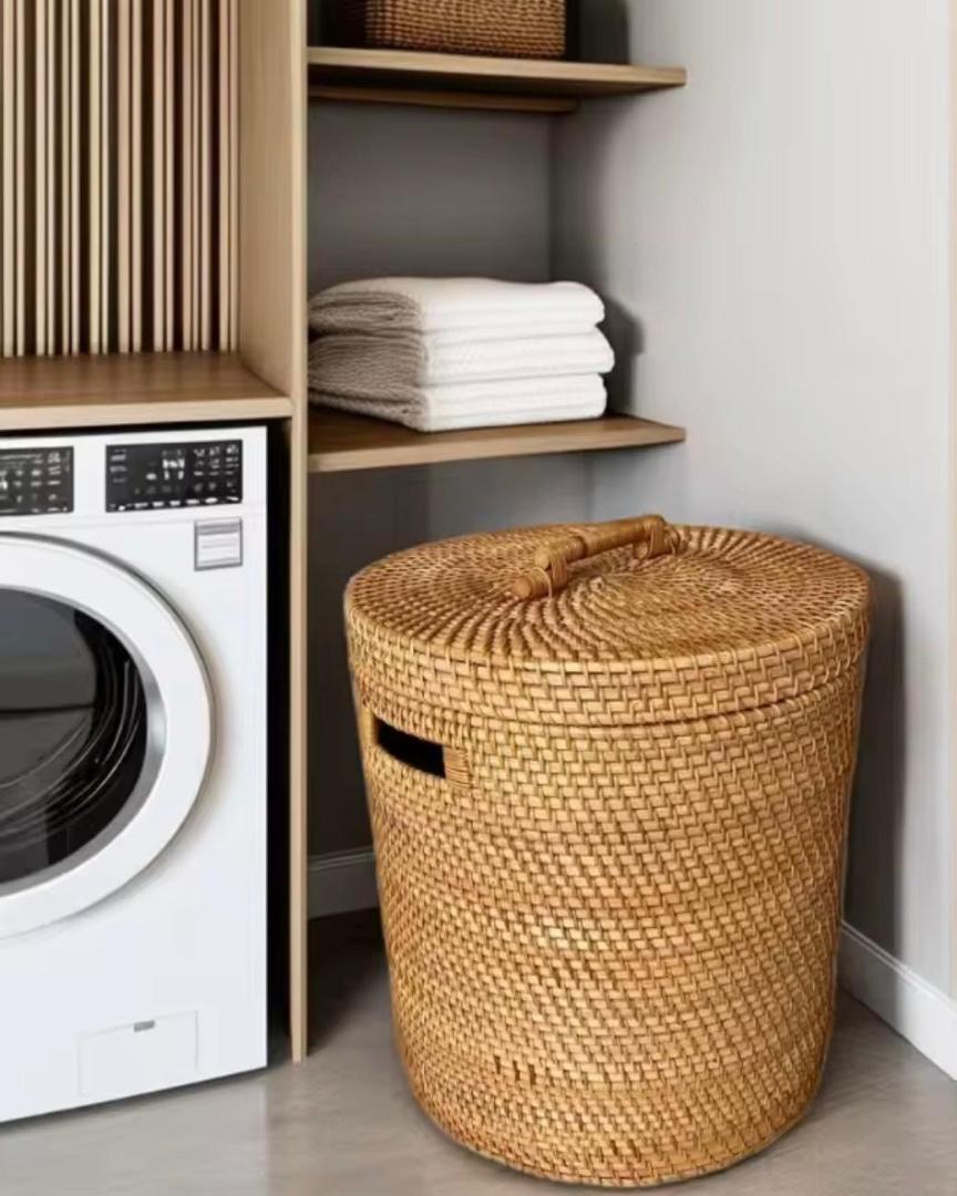 Panier à linge avec couvercle - Collection Allada